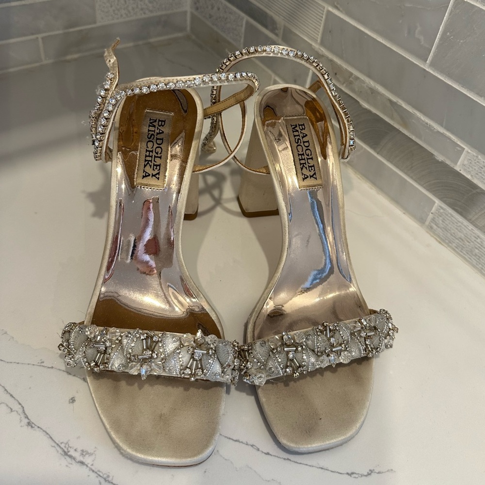 Badgley Mischka Tanisha Block Heels size 5.5